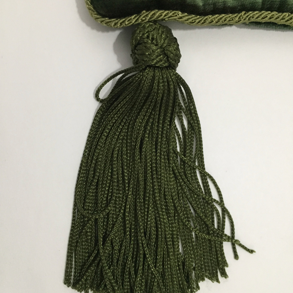 ETRO Green velvet crossbody satchel bag  [Vintage]